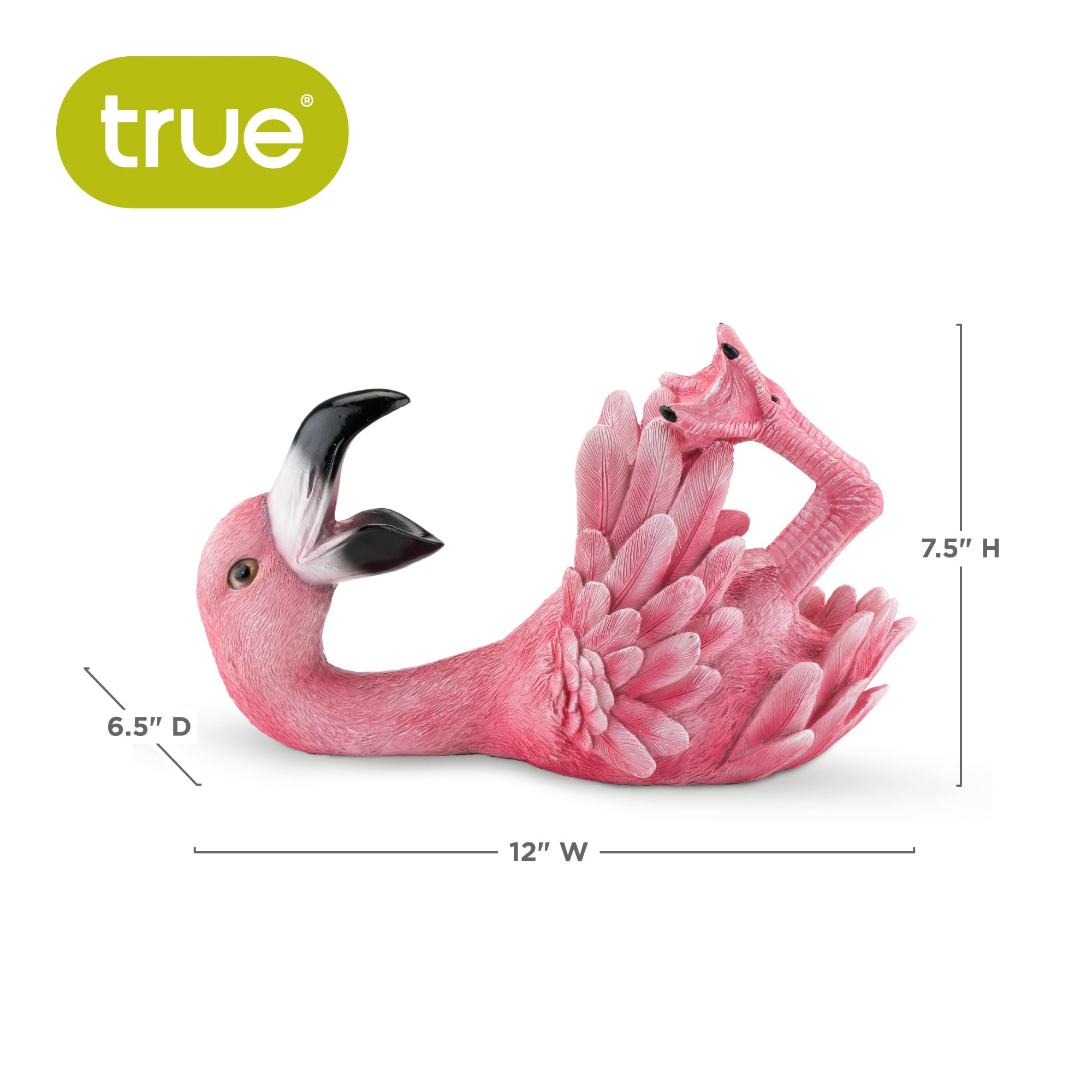 Amazon.co.jp: True Flirty フラミンゴ ポリレジン ワインボトル