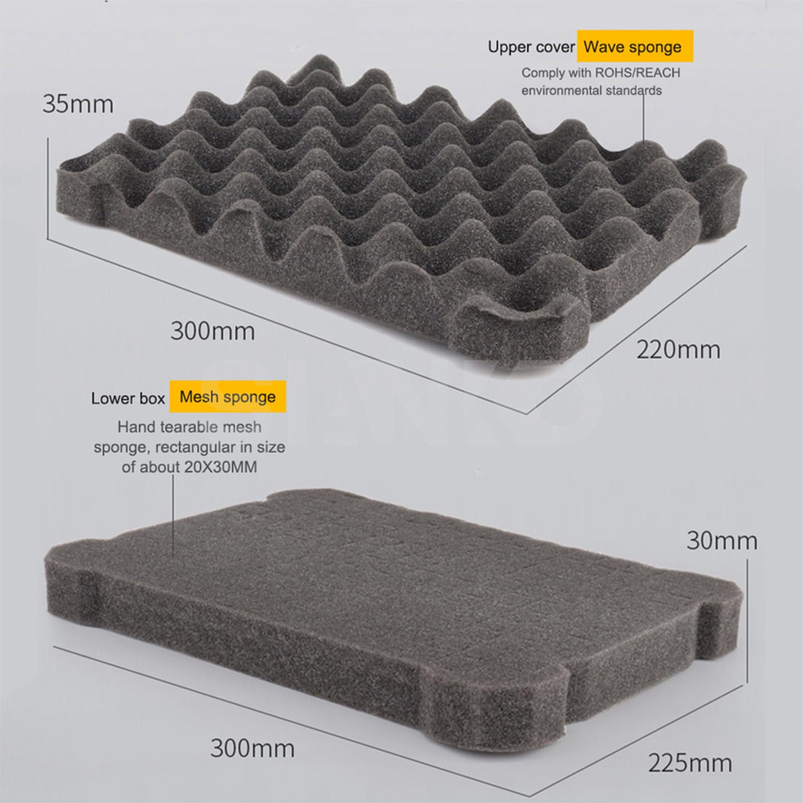 Caja de seguridad táctica para equipo militar, caja de almacenamiento de herramientas, cámara, protección de teléfono móvil, impermeable, a prueba de golpes, funda portátil al aire libre, Black, Talla