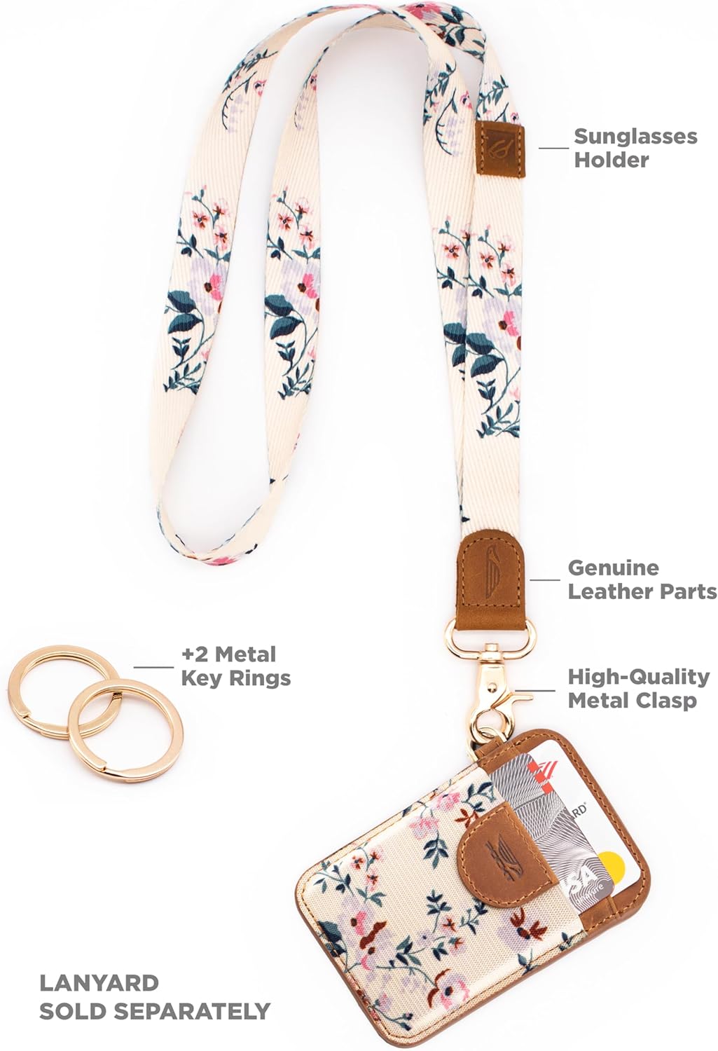 POCKT Slim Card Holder Wallet For Men and Women - Minimalist Front Pocket Wallet Elastic Credit Card Holder Genuine Leather RFID Blocking Card Case Wallets | Bloom - Image 5