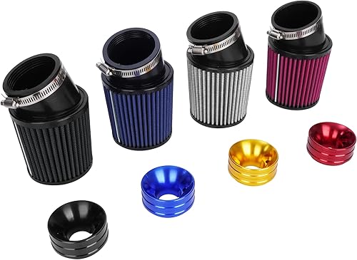 Miniatura 6 de WEIYINGSI Adaptador de filtro de aire mejorado de alto rendimiento de 2.441 in Kit de admisión y bujía para Predator 212cc 6.5Hp Baja MB165 y MB200