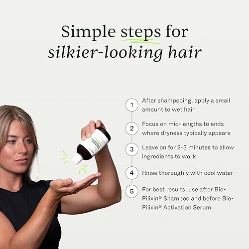 Miniatura 4 de Scandinavian Biolabs Acondicionador Bio-Pilixin® para mujer | Previene puntas abiertas y dañadas, restaura el cabello débil, apoya la vitalidad del