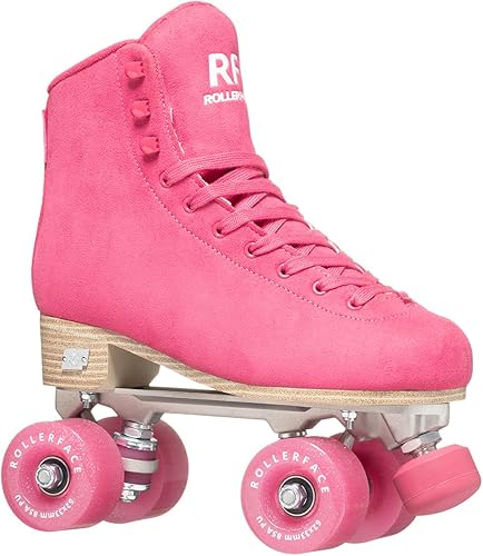 Miniatura 6 de Rollerface Hipskates Deluxe, Patines de ruedas para mujer, patines premium, gamuza suave vegana