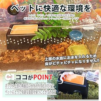【ポワロ様 専用ページ】爬虫類シェルターセット 楽天市場】シェルター 爬虫類 2個セット 洞窟 ハイドロボックス