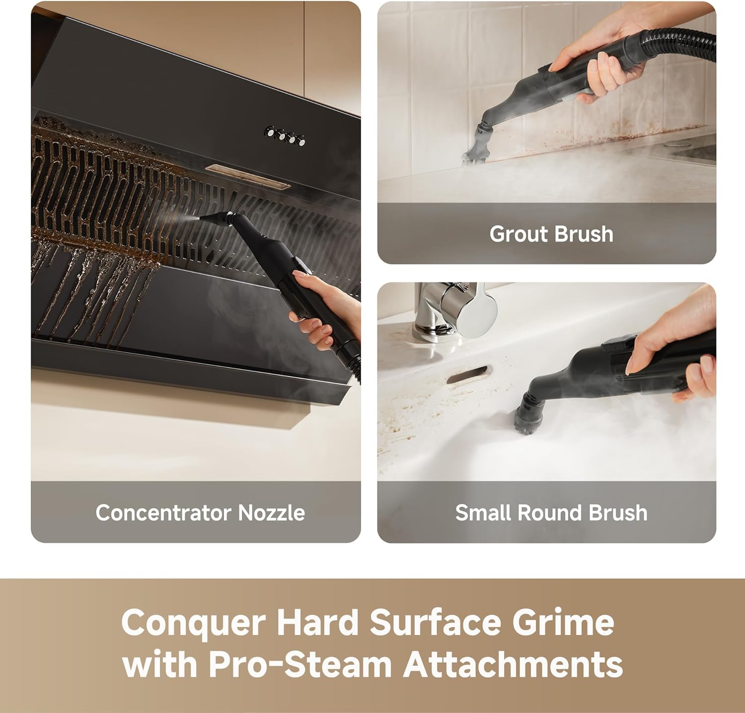 DREAME N20 Steam Portable Carpet Cleaner with Steam & Hot Water Wash, Upholstery Cleaner Machine with Auto-Mix Solution, 17Kpa Powerful Suction, Spot Cleaner for Carpet, Couch, Furniture, Pets, Cars thumbnail