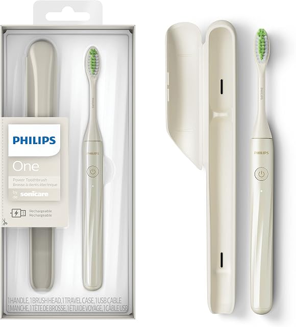 Philips Sonicare Rechargeable Electric Toothbrush, Snow