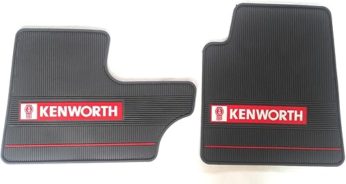 Alfombrillas de goma de color gris oscuro OEM con logotipo para T60060 T800 W900 modelo 2006-2016 (ver puntos de viñeta) todo tipo de climaterreno