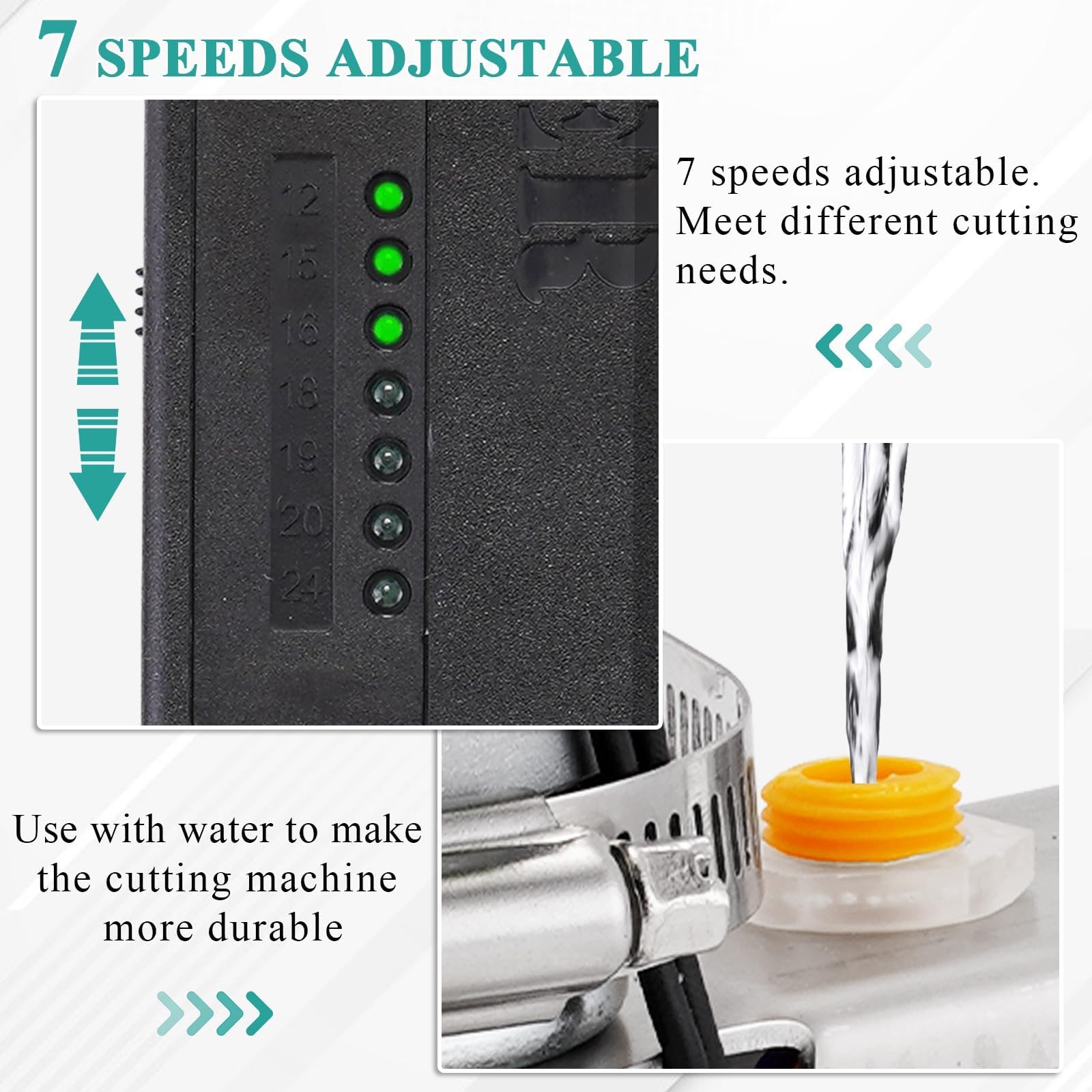 Cortador eléctrico de botellas de vidrio de 200 W con accesorios, 2000-6000 RPM, corta vidrio, cerámica y arcilla, grosor máximo de 5 mm, ideal para manualidades y proyectos domésticos