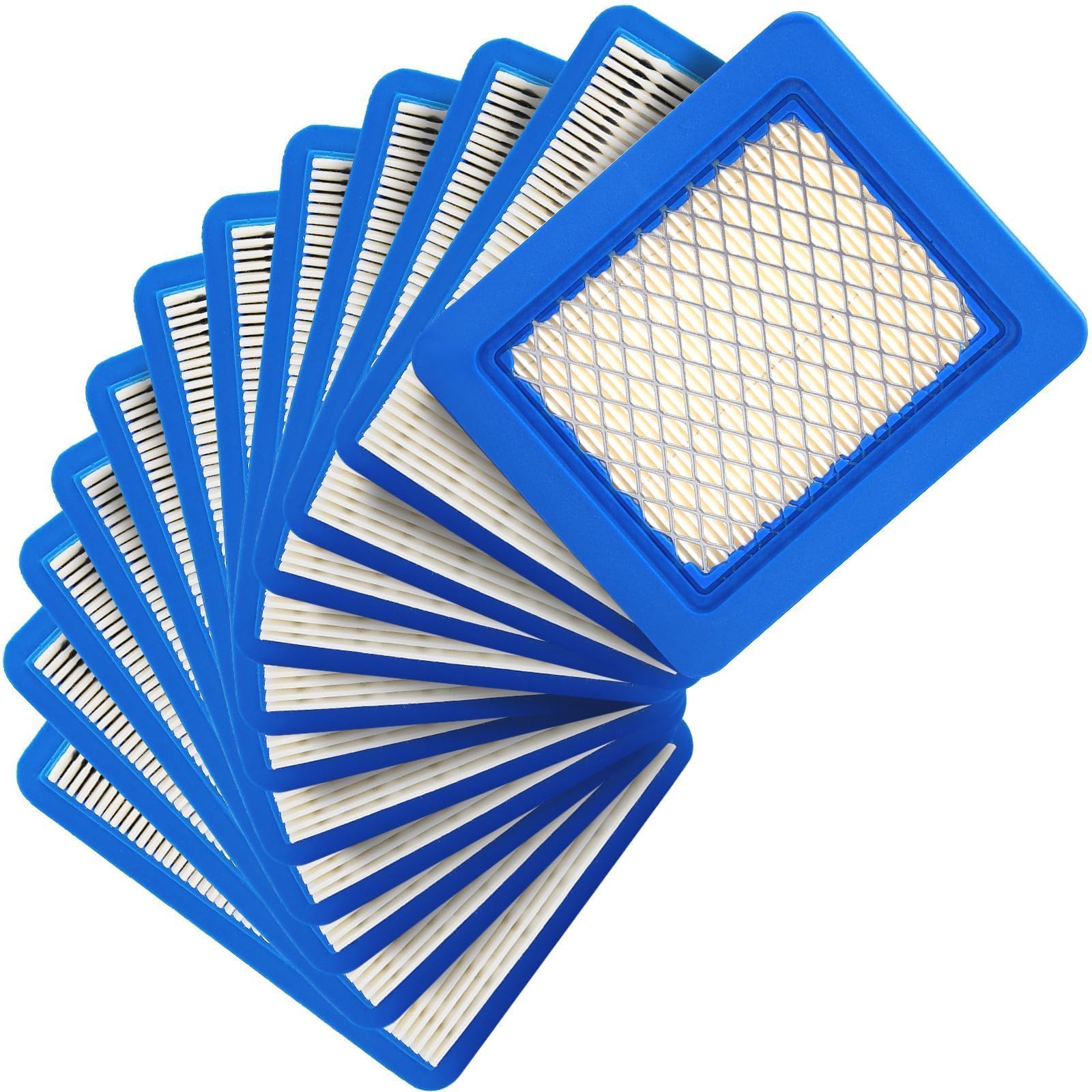 491588S Flat Air Filter Cartridge for 491588 399959 4915885 625-675 Series 3.5-6.5 HP Engine Lawn Mower Parts 12PCS