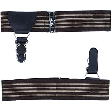 Trafalgar Mens Sutton Single Grip Sock Garters Set of 2