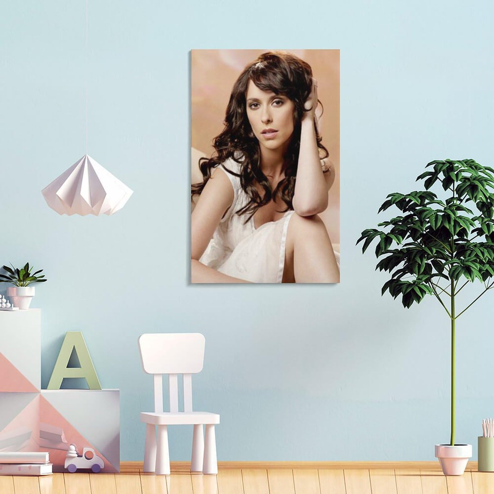 THEGIS Jennifer Love Hewitt Leinwandposter 30x45cm - Schauspielerin Deko Unrahmt