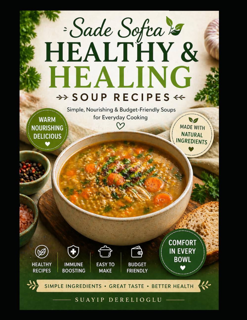 Sade Sofra – Warm, Healthy & Healing Soup Recipes: Sade Sofra – Warm, Healthy & Healing Soup Recipes Simple, Nourishing & Budget-Friendly Soups for Everyday Cooking (Sade Sofra Series)