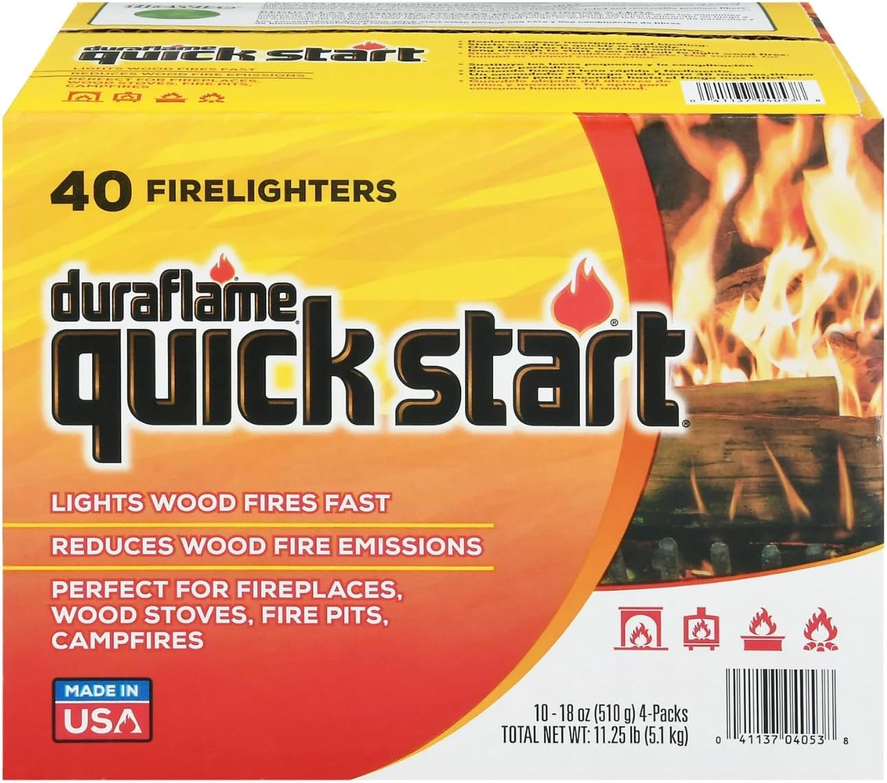 Duraflame Quick Start 4-pack of firelighters