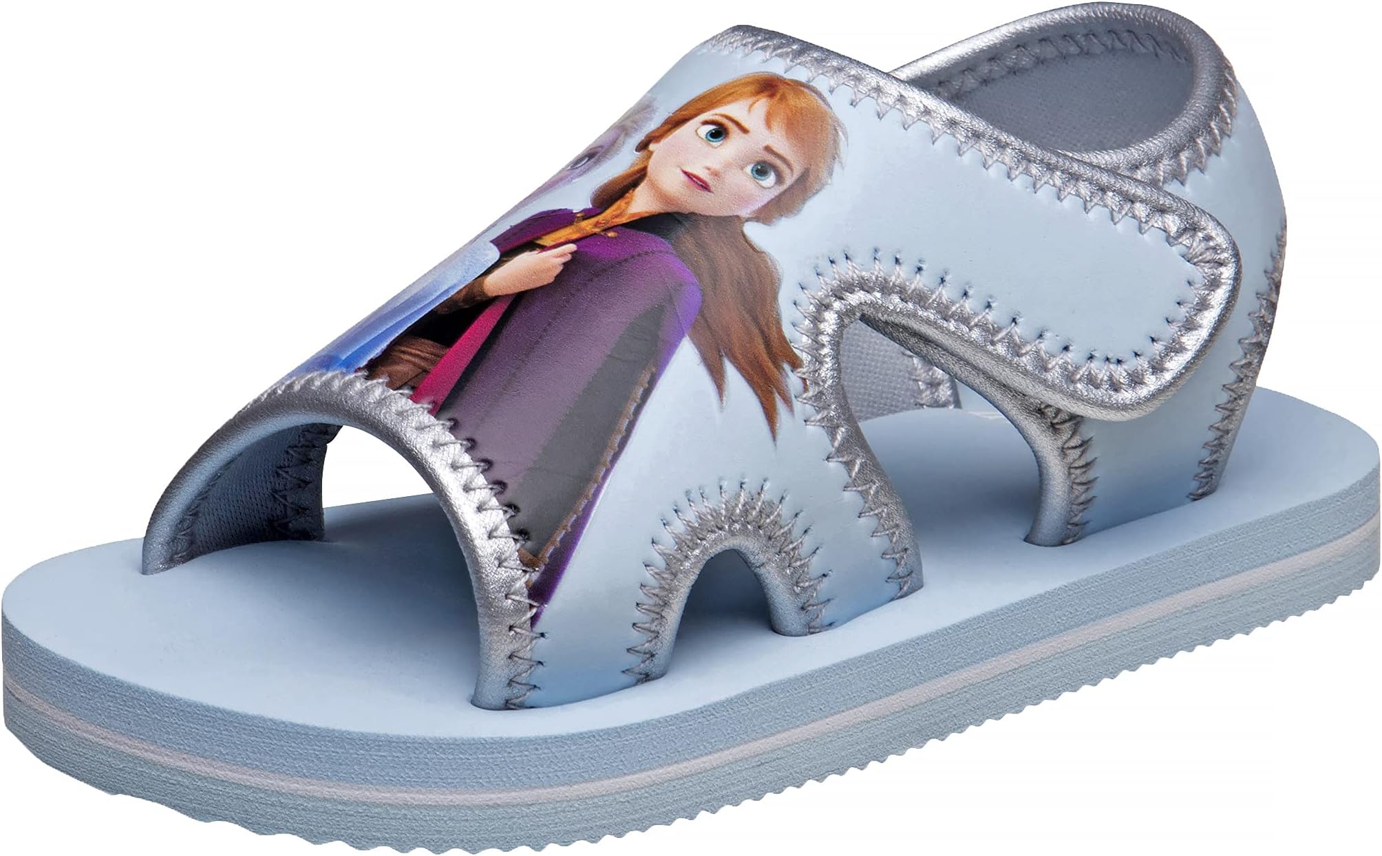 DisneyGirls' Sandals – Minnie Mouse Double Strap Open Toe Summer Sports Sandals (Toddler/Little Kid)