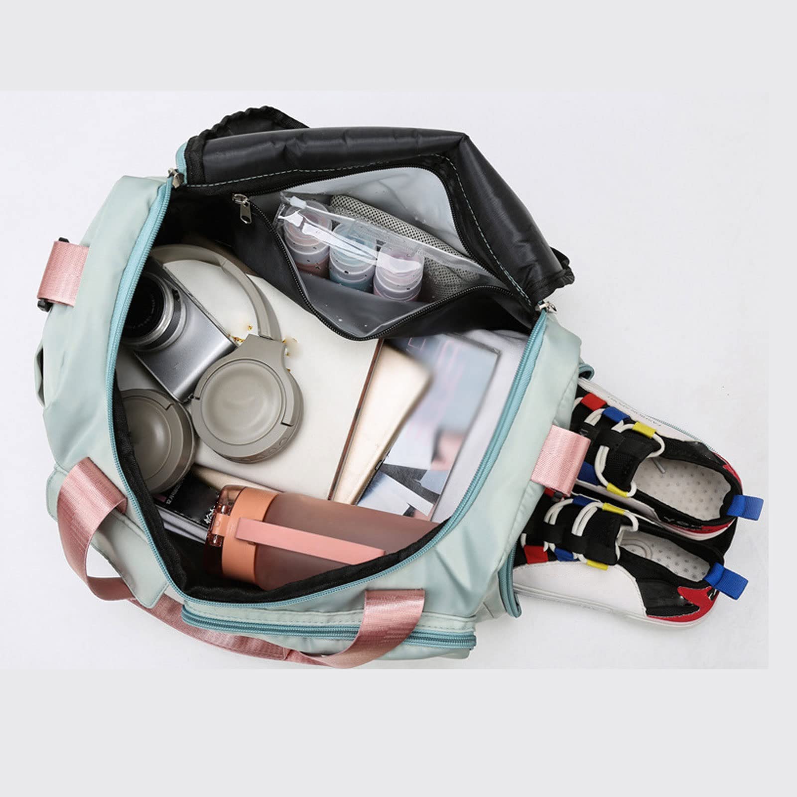 Torebki dla kobiet torba podróżna torebka na bagaż damska torba na ramię duża pojemność wodoodporna nylonowa sportowa torba na siłownię damska torba crossbody