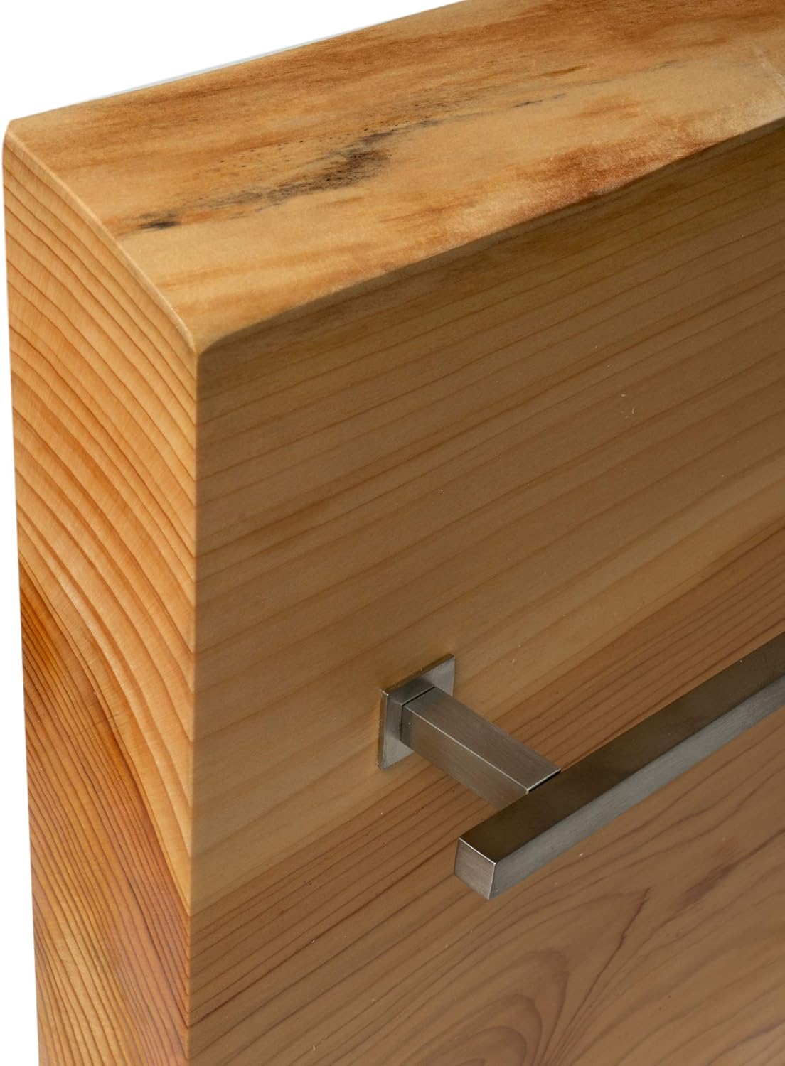 ALFI brand ABTW3216H 32"x16" Live Edge Cedar Wood Towel Warmer