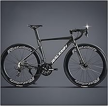 Road Cycle, 16 Speed Variable Bicycle, Aluminum Frame, Dual Control Lever, Road Bike, Exercise Bike, Drop Handle, 27.6 x 11.0 inches (700 x 28 cm), Suitable for Heights: 5 ft 3.0 inches (160 cm) and