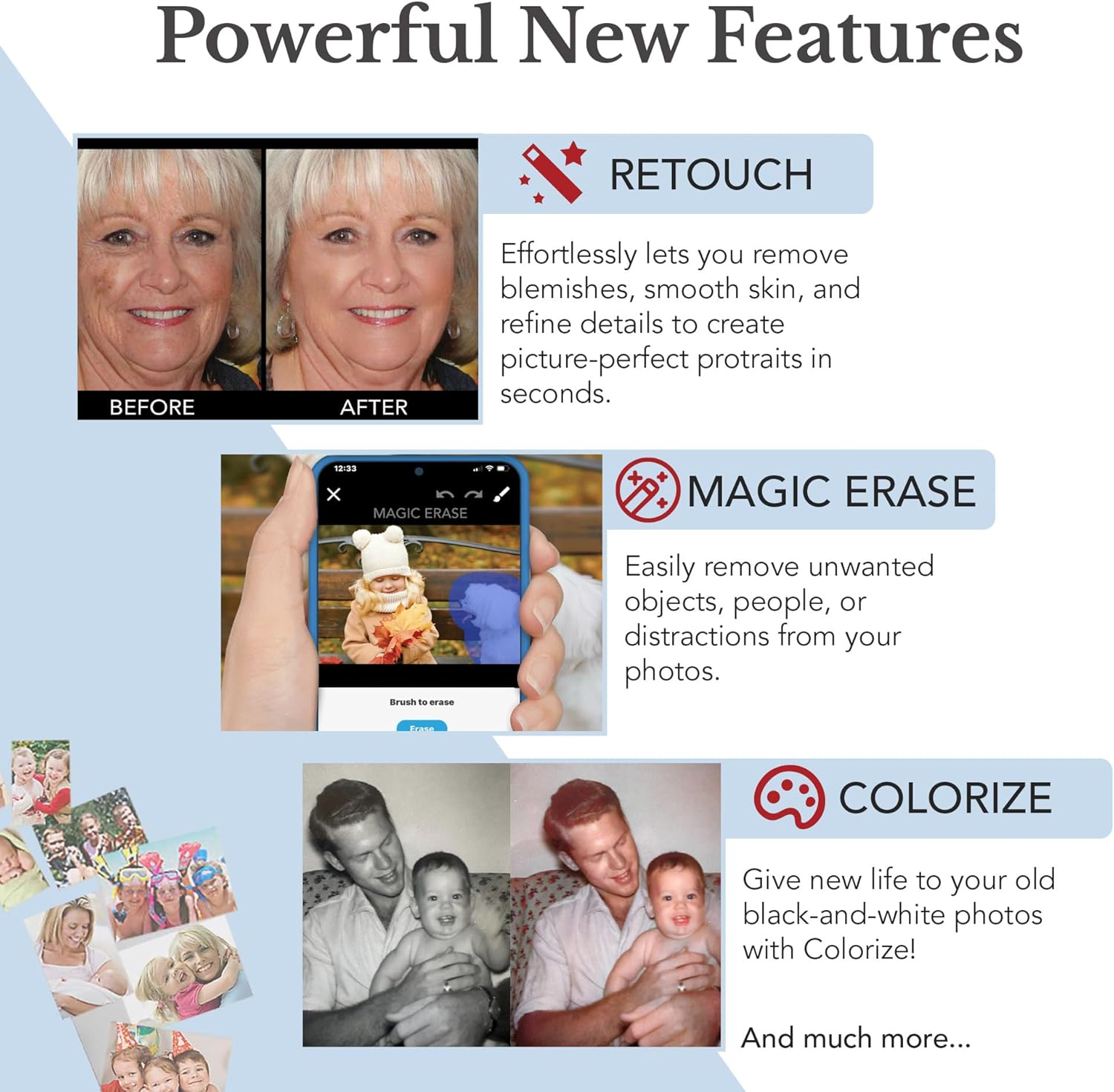 Picture Keeper Connect for iPhone, Android, USB-C, PC & Mac - 64GB USB Backup for Photos, Videos, Contacts, Flash Drive Memory Backup - 64GB, Silver