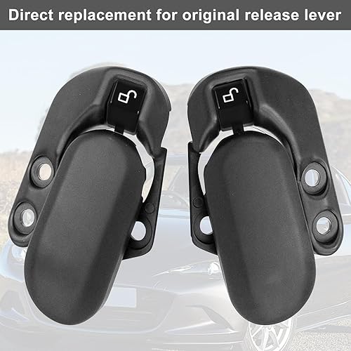 Miniatura 2 de Kit de reconstrucción de pestillo superior convertible para Mazda Miata Billet Aluminio (NEGRO)