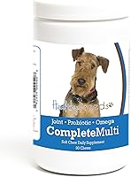 Vista 113 de Healthy Breeds Schnauzer miniatura todo en uno multivitamínico suave masticable 90