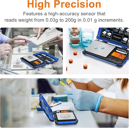 Miniatura 3 de Fuzion TRI - Báscula digital de 7.05 oz en incrementos de 0.00 oz, báscula digital de bolsillo, 6 unidades de medida para alimentos, joyas, hierbas,