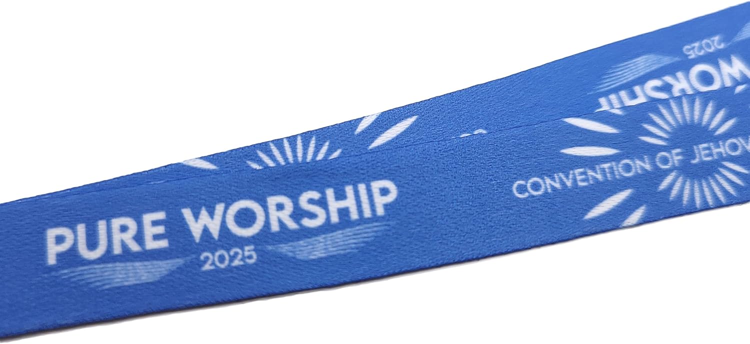 JW Badge Holder with Lanyard - Pack of 2 - for Jehovah's Witnesses Convention Pure Worship 2025 - Image 4