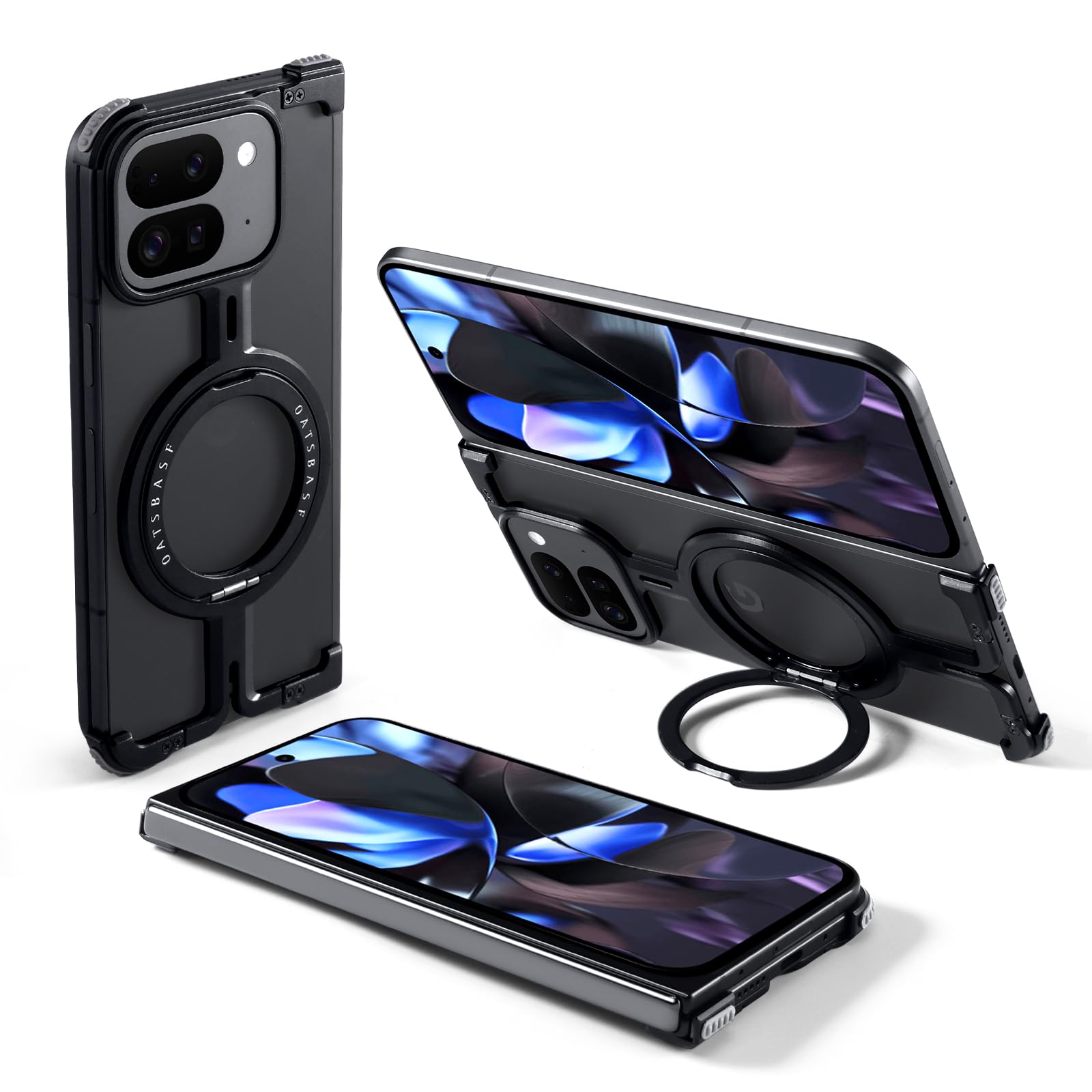 Amazon.com: OATSBASF Bumper Case for Google Pixel 9 Pro Fold, with