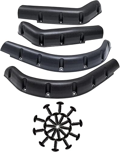 Miniatura 10 de Huskey - 4 guardabarros para carrito de golf con tornillos autorroscantes negros para Club Car DS 1993 y modelos GE, 3-4 pulgadas de ancho,