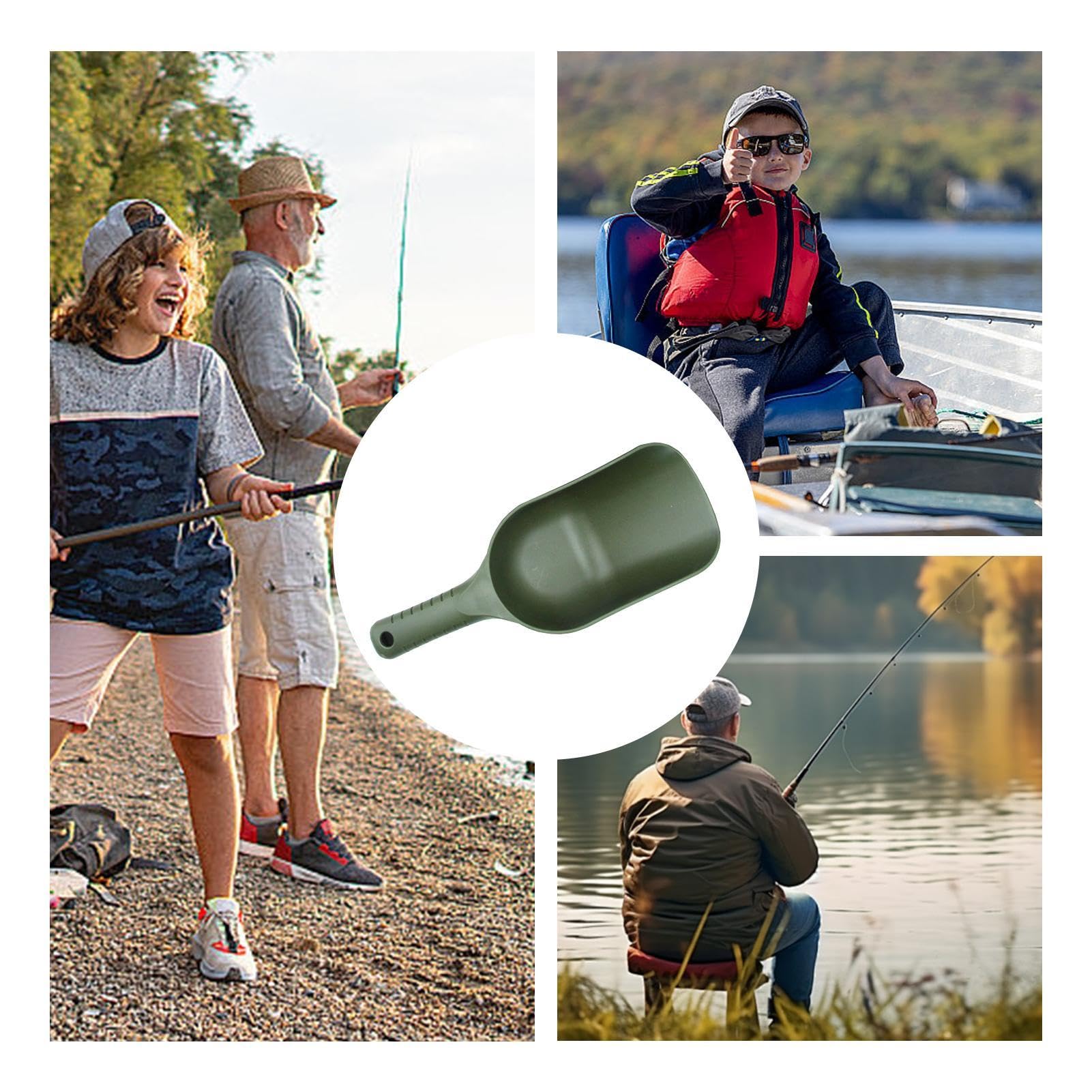 Zerodeko Paletta Per Esche Da Pesca 2 Pezzi – Testa Allargata In Acciaio Al Carbonio, Strumento 3 In 1 Per Alimentazione E Lancio Esche, Ideale Per Carpe E Pesca Outdoor