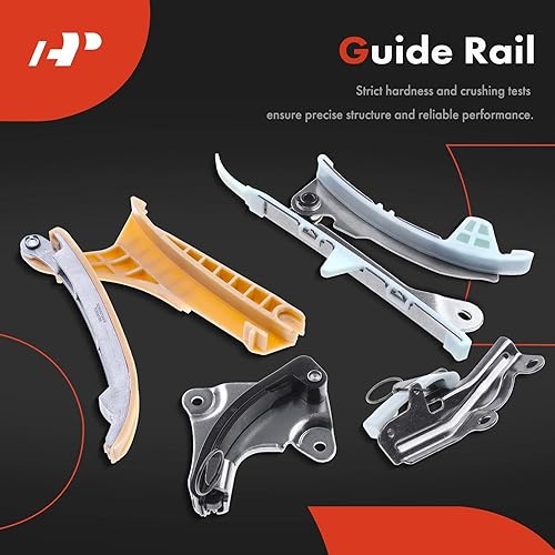 Miniatura 3 de A-Premium Kit de cadena de distribución del motor con tensor [compatible con SOHC, 6 cilindros 4.0L] compatible con Ford Explorer 97-10, Explorer