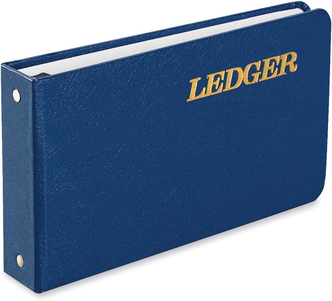 Wilson Jones Ring Ledger Binder, 1 Inch Capacity, 5.5 x 8.5 Inch Size