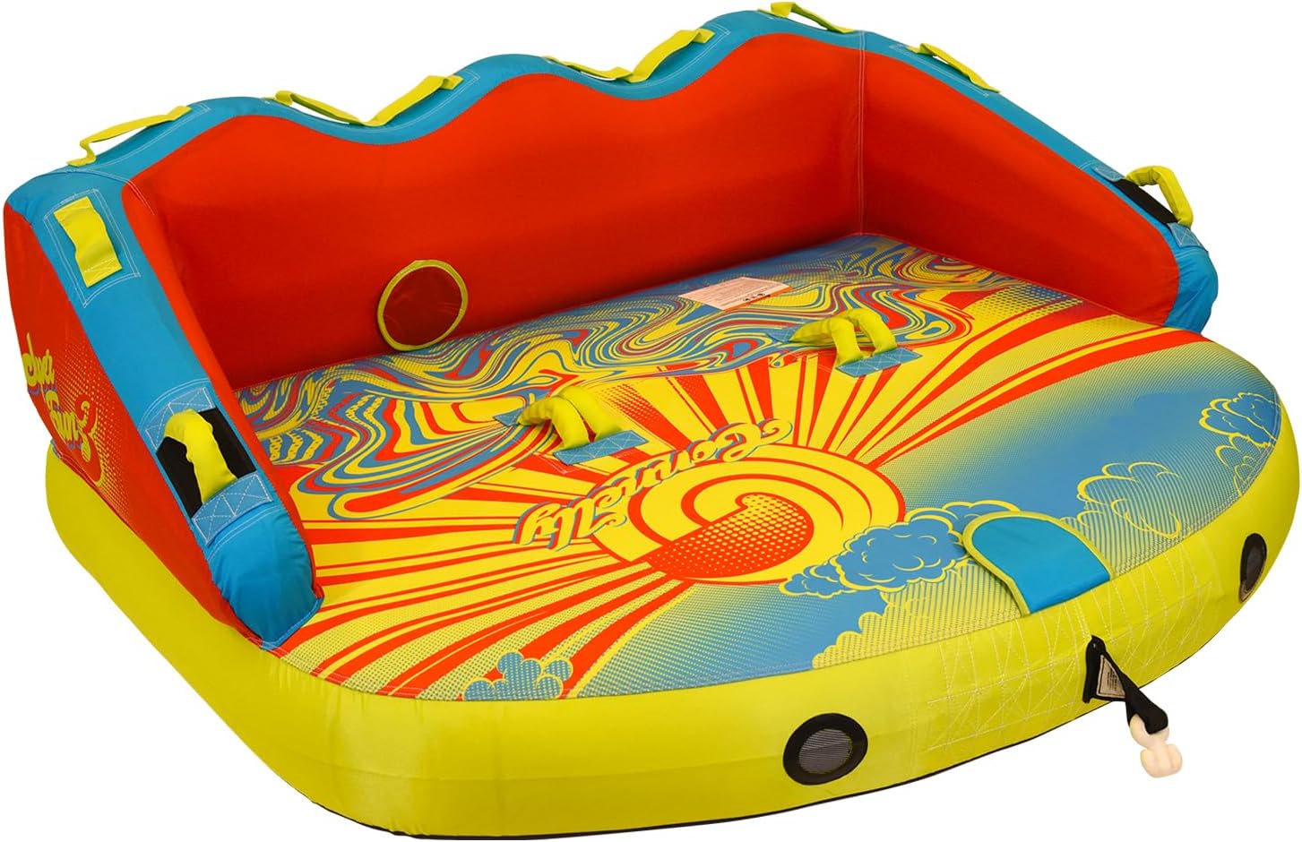 Connelly Towable Watersports Tube, Super Fun 3-3 Rider Tube