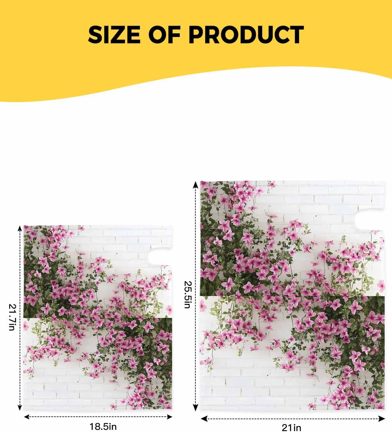 Pink Spring Floral Mailbox Covers Magnetic Standard Size, Summer Flowers Farmhouse Decorative Post Letter Numbers Box Wrap Decoration Covers Small Accessories for Garden Yard Outdoor Décor