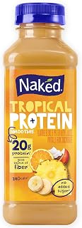 Naked Juice Protein Zone Flavored 100% Juice Smoothie Blend, 15.2 Fl Oz