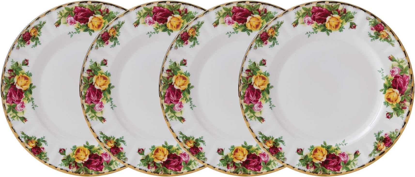 Old Country Roses Salad Plate 8" Set/4