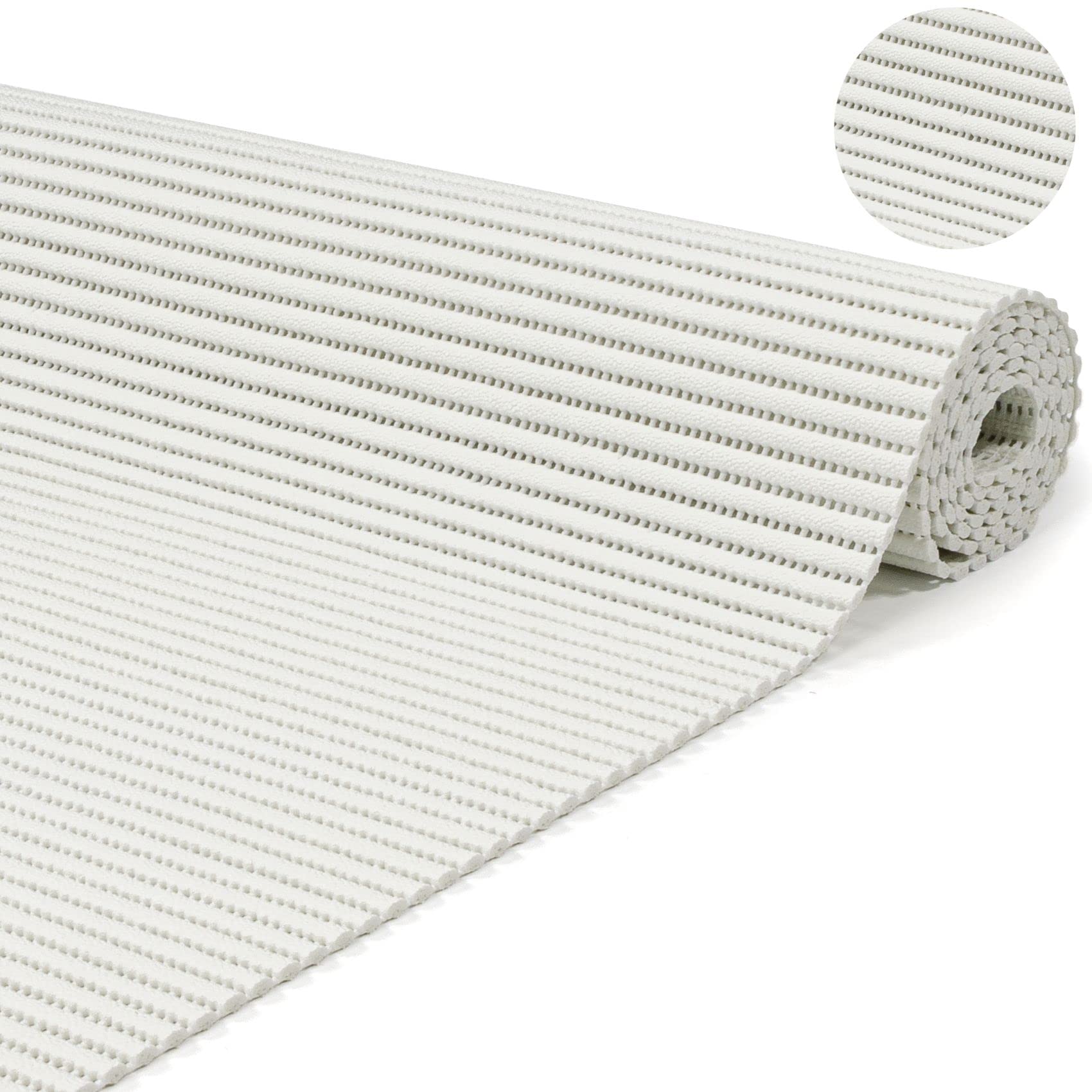 Tapis de salle de bain en mousse souple blanc pour sécuriser la douche des enfants