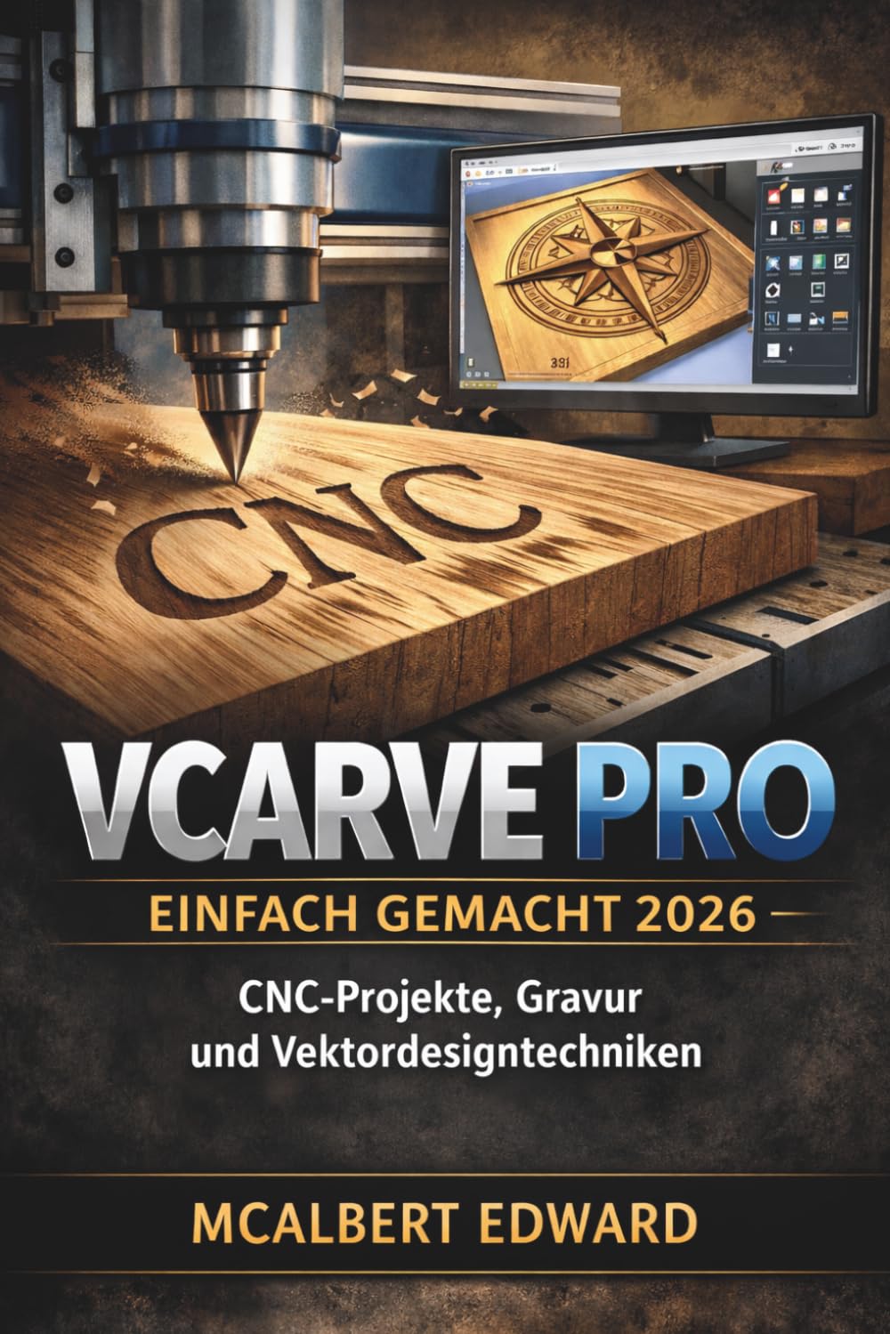 VCARVE PRO EINFACH GEMACHT 2026: CNC-Projekte, Gravur und Vektordesigntechniken