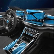 for BYD Qin Plus 2024 2023 Gearbox Panel Navigation Screen Automotive Interior TPU Protective Film Anti-Scratch Sticker.