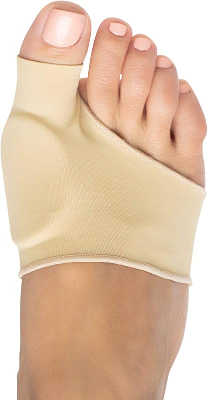 ZenToes Bunion Relief Sleeve, Gel Pad Cushion, 1 Pair (Large) | Cushioned support for big toe alignment & bunion discomfort. Fits women's 7-12, men's 6-10, wear in shoes
