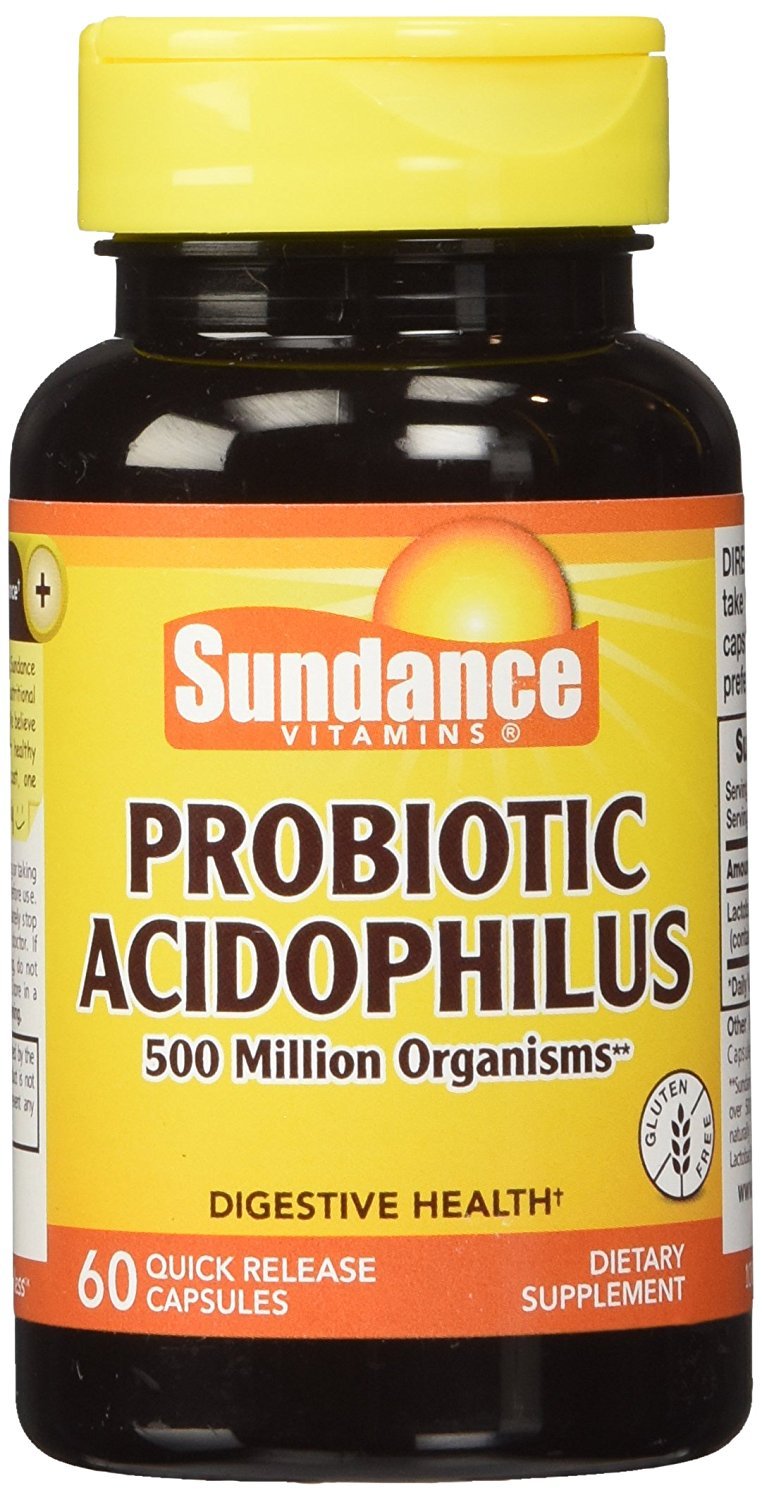 Sundance Probiotic Acidophilus | 500 Million Active Cultures