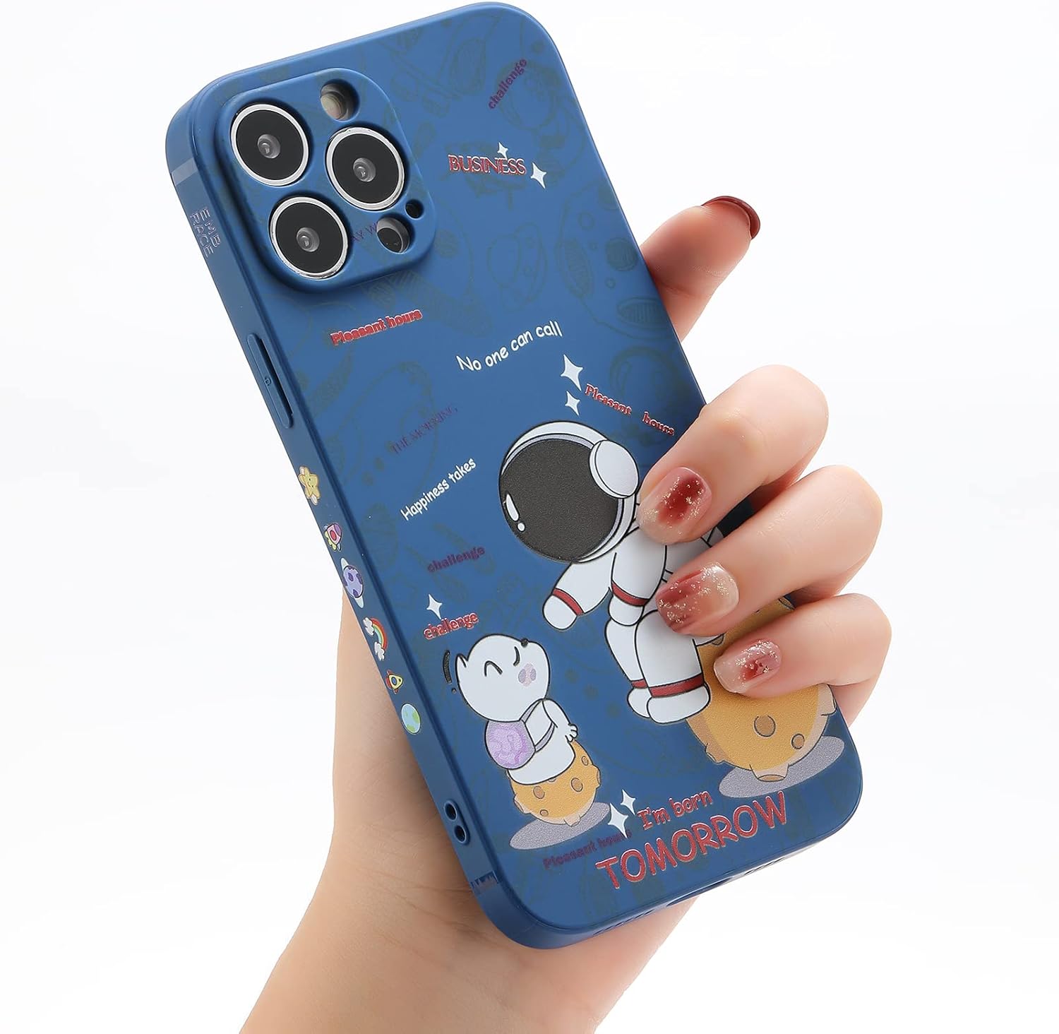 Yonds Queen for iPhone 11 Cute Case, Cool Cartoon Space Astronaut