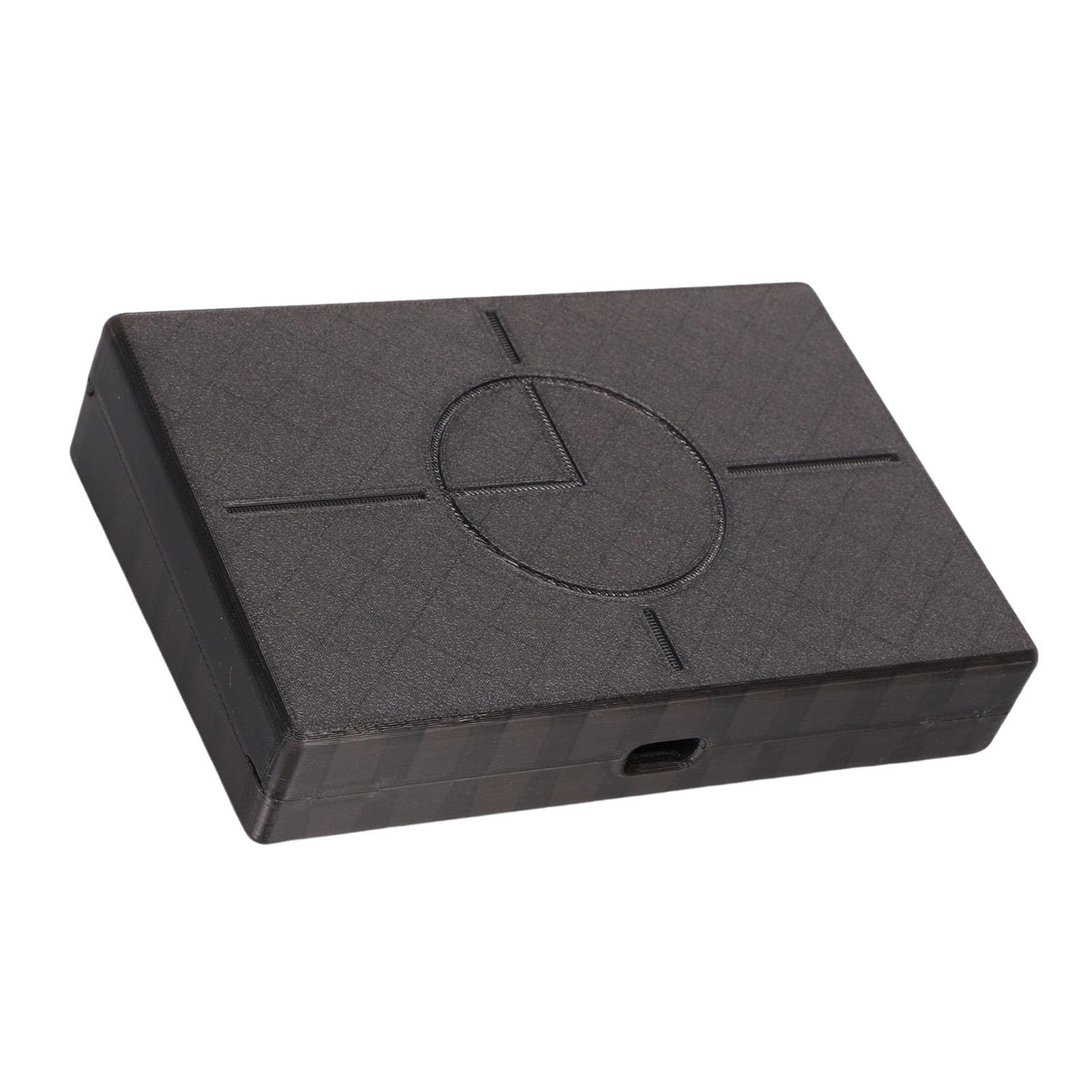 Jiawu Étui de Rangement Antichoc de qualité Supérieure, adapté à la Console de Jeu Rétro Flip 2, Boîte de Voyage de Protection pour Les Joueurs, PETG, Noir