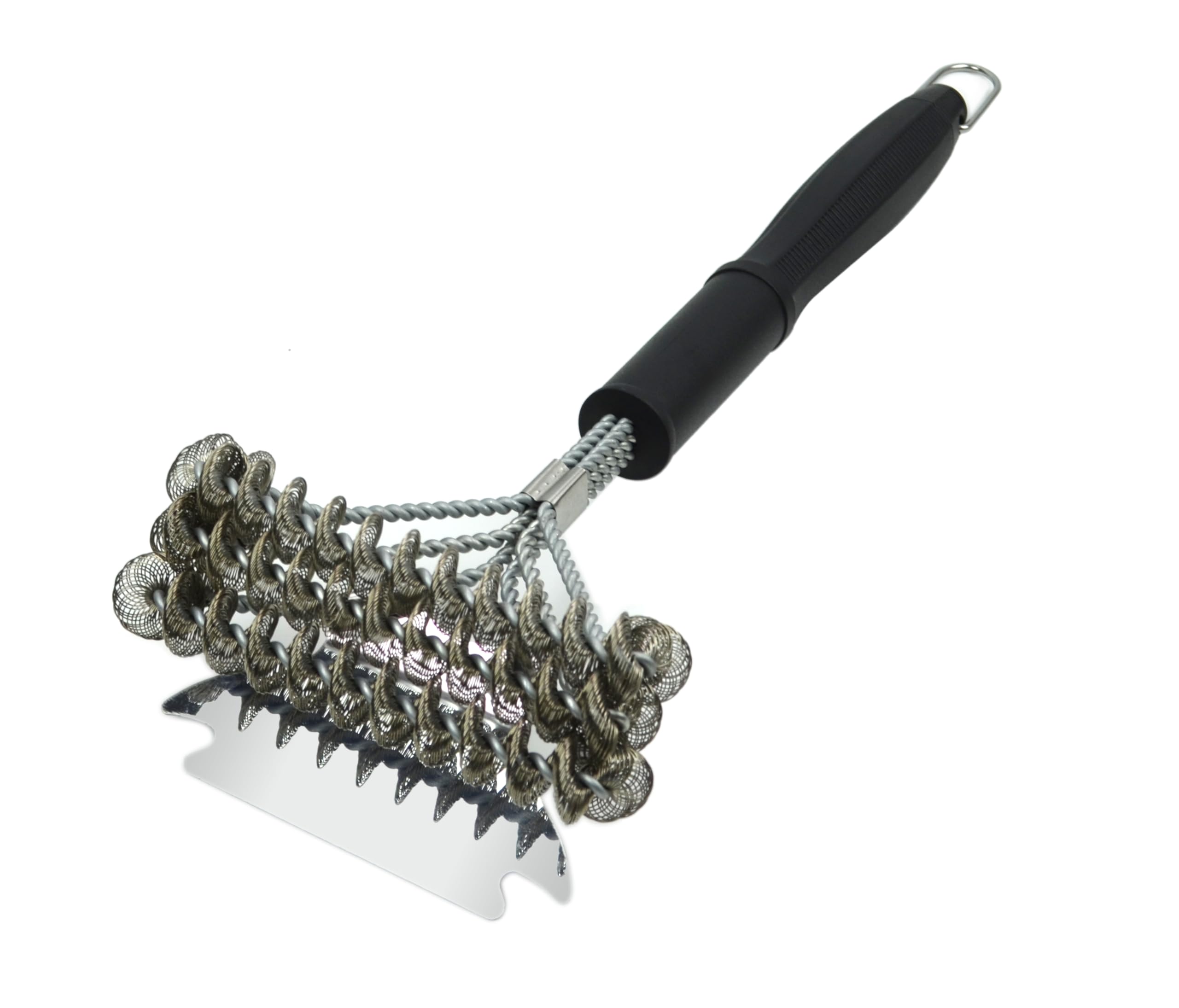 Aotono Brosse De Nettoyage Pour Barbecue, 45,7 Cm De Long, Poils En Acier Inoxydable, Avec 2 Brosses En Silicone, Pour Tous Les Amateurs De Barbecue