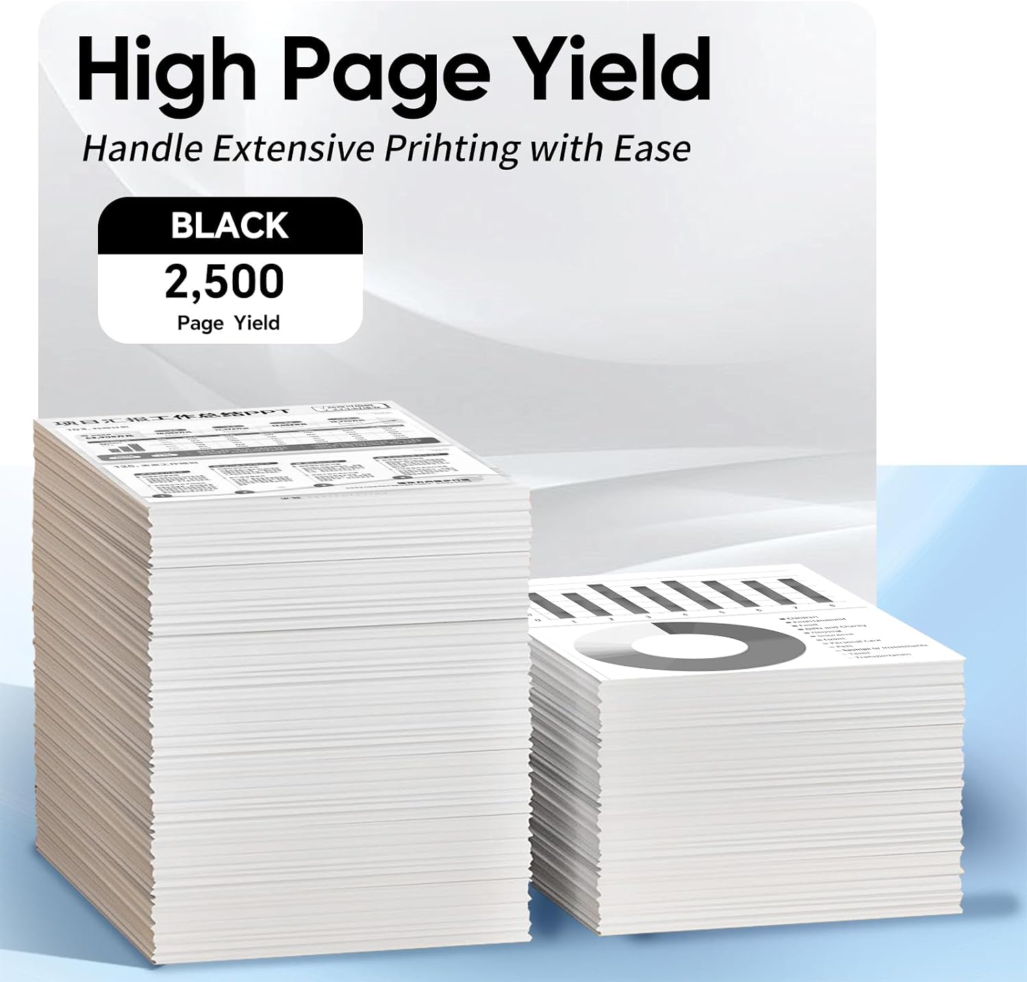 071/071H high Yield Black Toner Cartridge Replacement for Canon 071H/071/CRG-071 Toner Cartridge with Canon imageCLASS LBP122dw MF273dw MF275dw Printers|4pack 10000-Page high Capacity Ink
