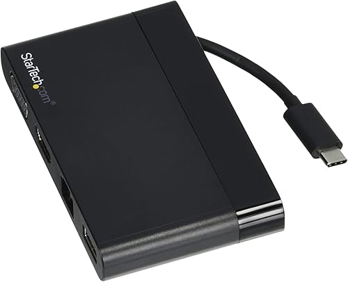 Miniatura 2 de StarTech.com Adaptador multipuerto USB C con HDMI, VGA, Gigabit Ethernet y USB 3.0 - USB C a 4K HDMI o 1080p VGA Display Mini Dock Hub - Estación de