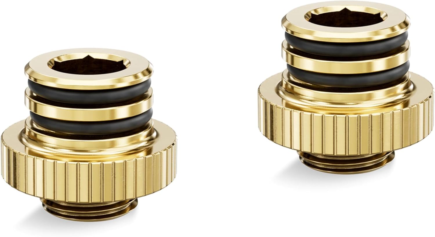 EKWB EK-Quantum Torque Push-in Adapter M 7, Black, 2-Pack
