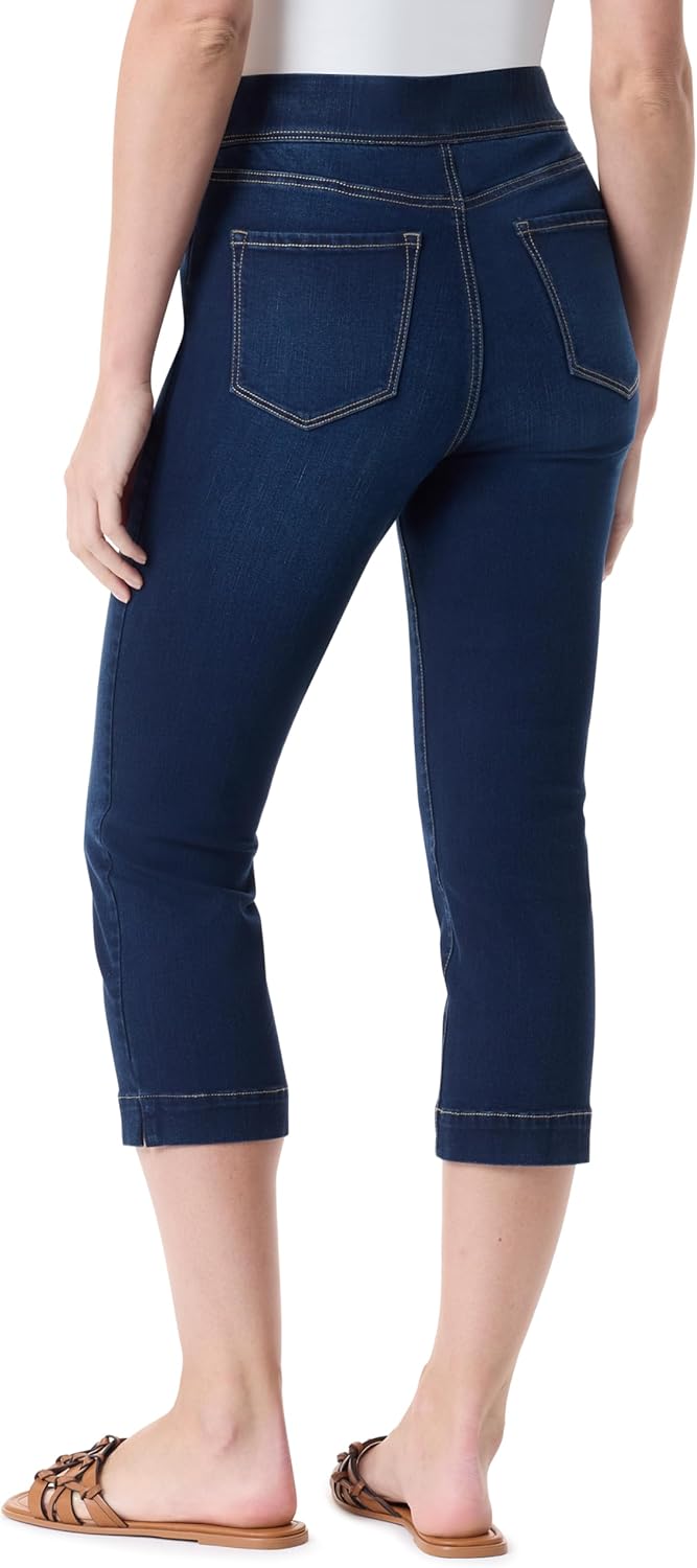 Gloria Vanderbilt Womens Amanda Pull on Capri Standard - Image 2