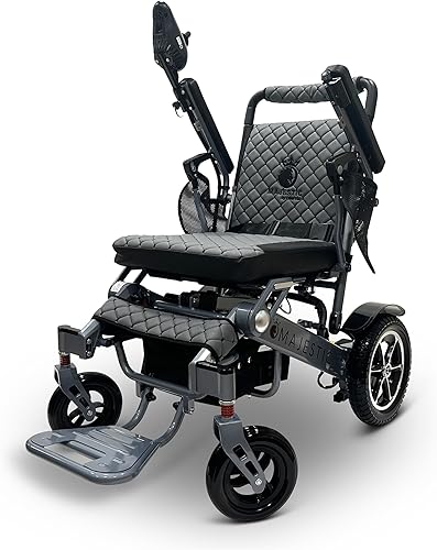 Miniatura 13 de Majestic - Sillas de ruedas eléctricas para adultos, capacidad de 350 libras, alcance de hasta 13 millas, con base en EE. UU., silla de ruedas