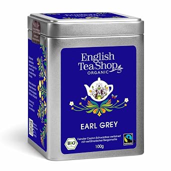 ETS Earl Grey Organic Fairtrade Loose Black Tea 100 g Tin