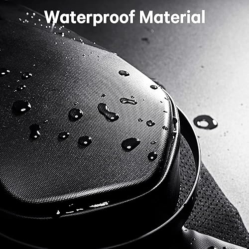 Miniatura 2 de BANGE Sling Bag Waterproof Safe Protect Shell Crossbady Bag Backpack, Biking Hiking Travel Shoulder Bag (Black with USB)