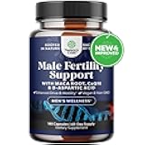Pre Conceive Male Reproductive Supplement - Reproductive Cells Health with CoQ10, Maca Root, Methyl Folate & D-Aspartic Acid - Mens Conceive Cells Count Support - Support for Him, 180 Count